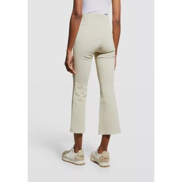 SPRWMN Cropped Flare Corduroy Leggings Pants in Green - Picture 8 of 10